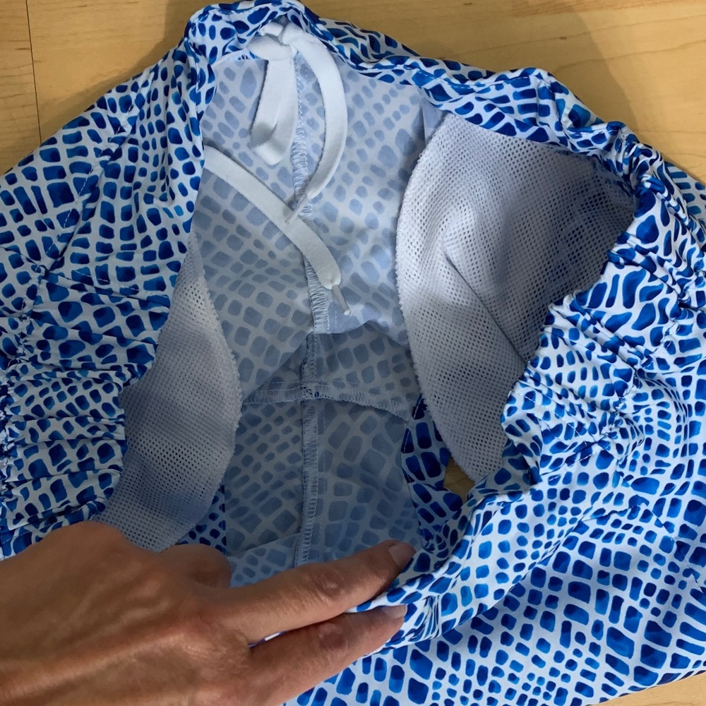 Reel Legends Blue Patterned Performance Shorts - Picture 5 of 5
